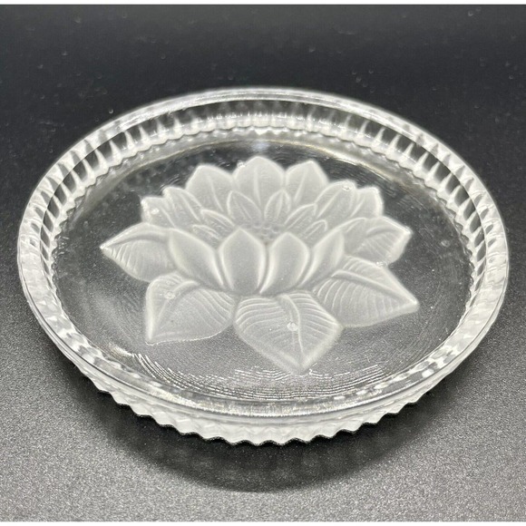 Genuine Lead Crystal Coasters Made in Western Germany Set of 4 - Picture 4 of 6